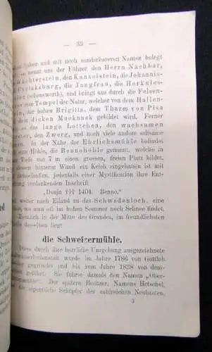 Täubert Ein treuer Führer durch Dresden und die Sächsisch-Böhmische Schweiz 1890