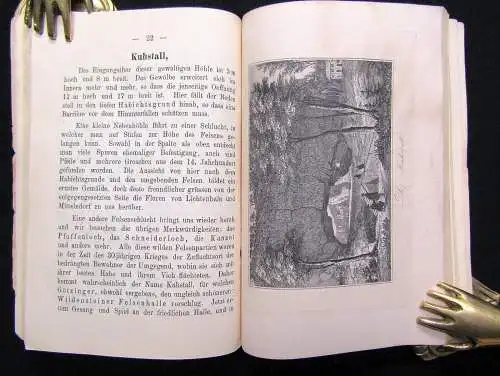 Täubert Ein treuer Führer durch Dresden und die Sächsisch-Böhmische Schweiz 1890