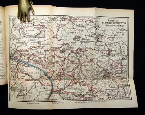 Reichardt Köhlers Touristenführer Dresden u die Sächs.-Böhm. Schweiz 1921 Guide