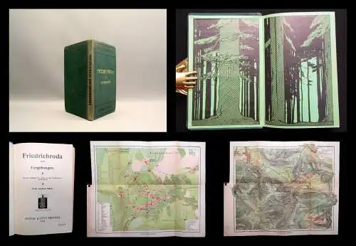 Perthes Neue Reise-Führer Friedrichroda und Umgebung 1904 Routenführer Guide