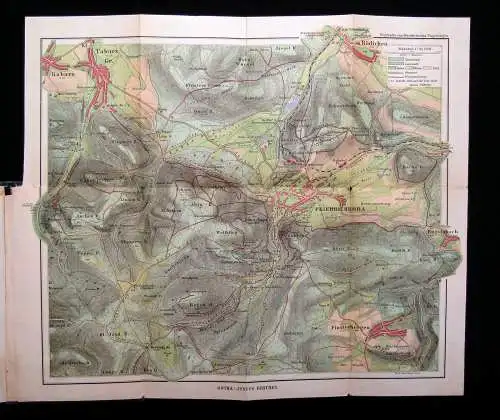 Perthes Neue Reise-Führer Friedrichroda und Umgebung 1904 Routenführer Guide