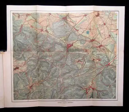 Perthes Neue Reise-Führer Friedrichroda und Umgebung 1904 Routenführer Guide