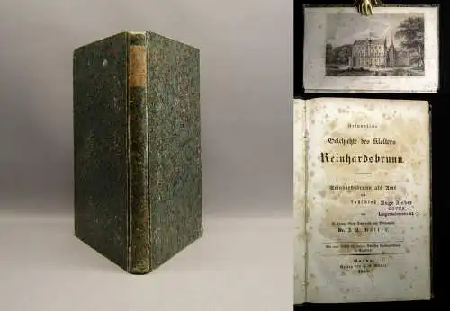 Möller Urkundliche Geschichte d. Klosters Reinhardsbrunn 1843 Amt u. Lustschloss