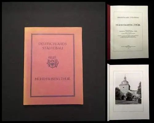 Magistrat Mühlhausen Deutschlands Städtebau Mühlhausen i. Thüringen 1921