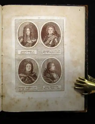 Kreußler Sachsens Fürsten in wohlgetroffenen Bildnissen von Friedrich Rosmäsler