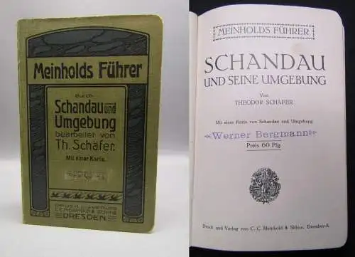 Schäfer, Theodor Meinholds Führer Schandau und seine Umgebung um 1915 Saxonica