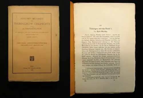 Zeitschrift des Vereins für Thüringische Geschichte u.Altertumskunde 1937 32.Bd.