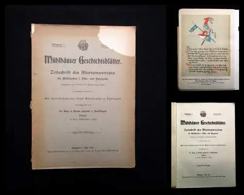 Brunn Mühlhäuser Geschichtsblätter Jhg V. Zeitschrift Altertumsverein 1904