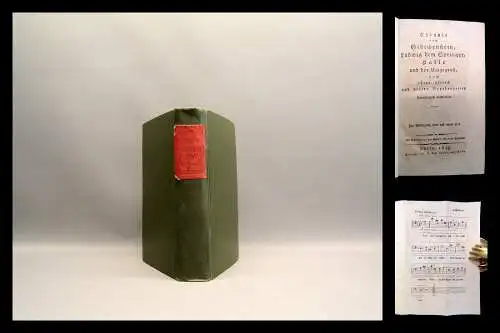 Chronik von Gibichenstein, Ludwig dem Springer u.a. 1818 3 Kupfer 1 Notenblatt