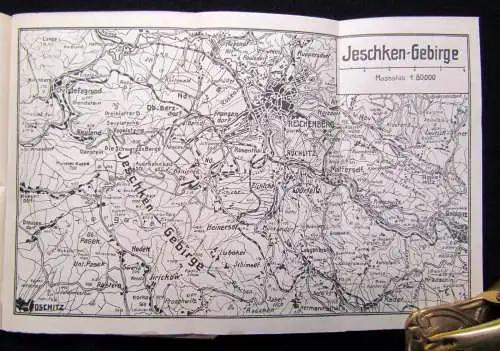 Richters Wanderbücher Heft 11 Sächs.-Böhm.Schweiz Iser und Jeschkengebirge 1914