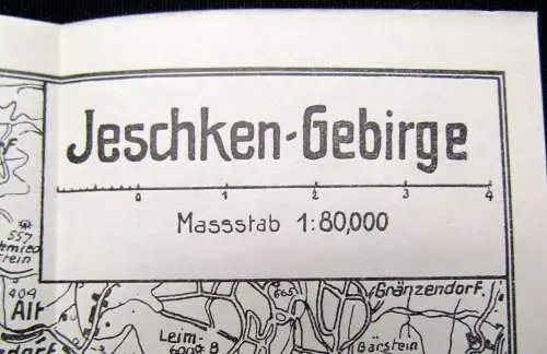 Richters Wanderbücher Heft 11 Sächs.-Böhm.Schweiz Iser und Jeschkengebirge 1914