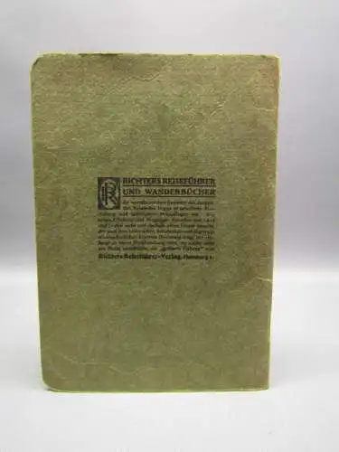 Richters Wanderbücher Heft 11 Sächs.-Böhm.Schweiz Iser und Jeschkengebirge 1914