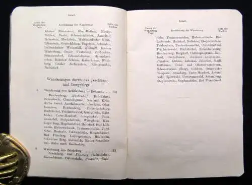 Richters Wanderbücher Heft 11 Sächs.-Böhm.Schweiz Iser und Jeschkengebirge 1914