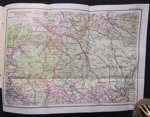 Richters Wanderbücher Heft 11 Sächs.-Böhm.Schweiz Iser und Jeschkengebirge 1914