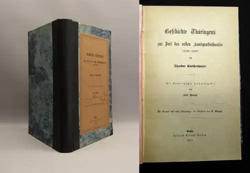 Menzel, Karl Geschichte Thüringens zur Zeit des ersten Landgrafenhauses 1871