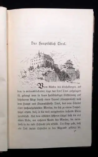 Stampfer Schlösser und Burgen in Meran und Umgebung Zeichnungen von W. Humer