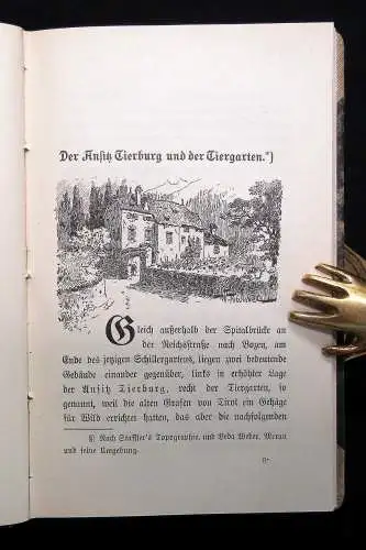 Stampfer Schlösser und Burgen in Meran und Umgebung Zeichnungen von W. Humer