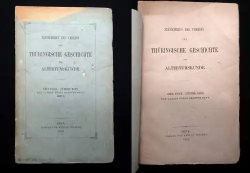 Zeitschrift des Vereins für Thüringische Geschichte und Altertumskunde 1883 2.Bd