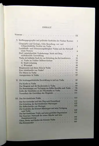Küther Vacha und sein Servitenkloster im Mittelalter Mit Urkunden/Regestenanhang