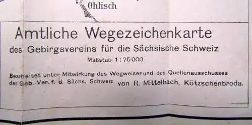 Wegweiser durch Dresden und Umgebung nebst Wanderungen Sächs.-Böhm. Schweiz 1913