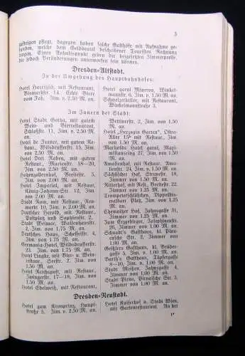 Wegweiser durch Dresden und Umgebung nebst Wanderungen Sächs.-Böhm. Schweiz 1913