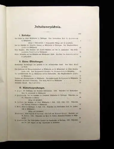 Heydenreich, Eduard Mühlhäuser Geschichtsblätter Jhg. 2, 1 Lichtdrucktafel