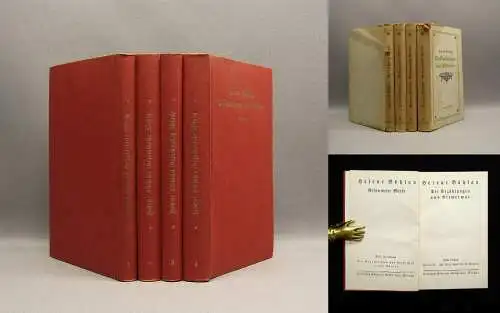Böhlau Helene Die Erzählungen aus Altweimar Bände 1-4 komplett mit Or.SU 1927