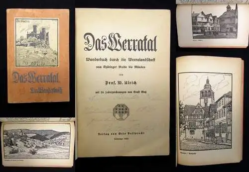 Ulrich Das Werratal Wanderbuch durch die Werralandschaft Thüringer Walde 1920