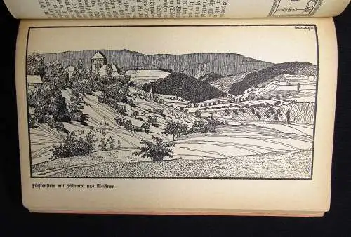 Ulrich Das Werratal Wanderbuch durch die Werralandschaft Thüringer Walde 1920