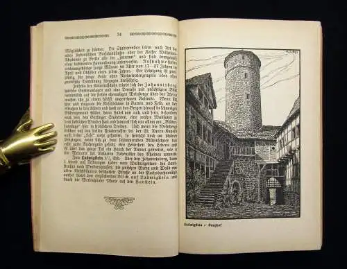 Ulrich Das Werratal Wanderbuch durch die Werralandschaft Thüringer Walde 1920
