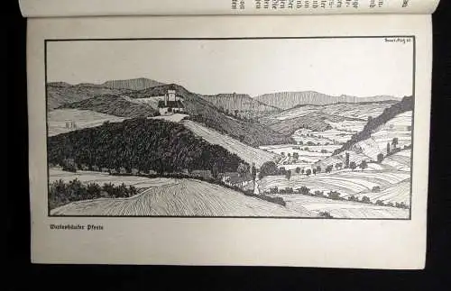Ulrich Das Werratal Wanderbuch durch die Werralandschaft Thüringer Walde 1920