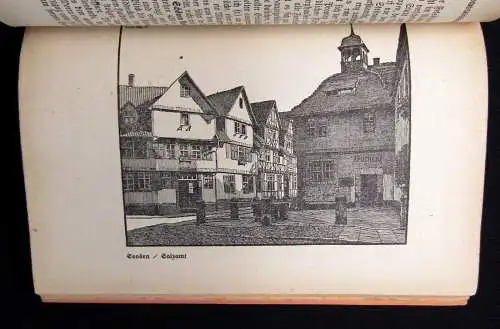 Ulrich Das Werratal Wanderbuch durch die Werralandschaft Thüringer Walde 1920