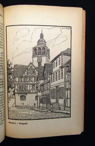 Ulrich Das Werratal Wanderbuch durch die Werralandschaft Thüringer Walde 1920
