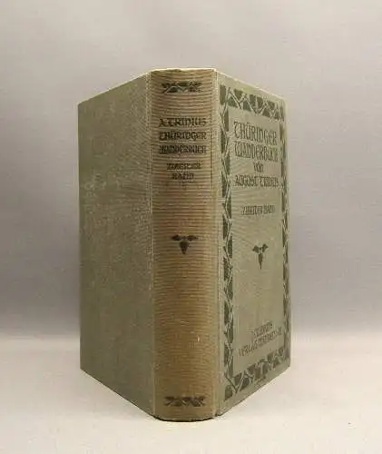 Trinius, August Thüringer Wanderbuch Zweiter Band apart um 1880 Erzählungen