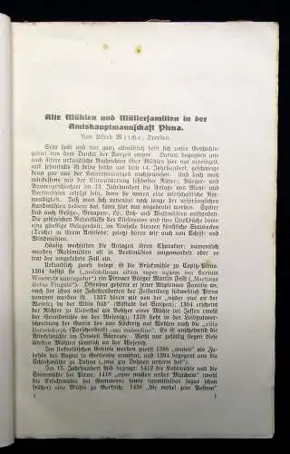 Meiche Ein Mühlenbuch Von Mühlen und Müllern Arbeitsgebiet Sächs. Schweiz 1927