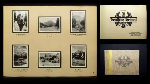 Yramos Sammelbilderalbum Deutsche Heimat um 1900 Kollation komplett Sammelalbum