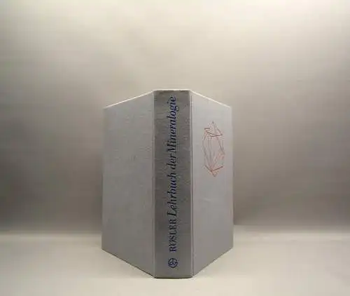Rösler Lehrbuch der Mineralogie 1979 Or.SU 682 Bilder,65 Tabellen und 3 Beila.