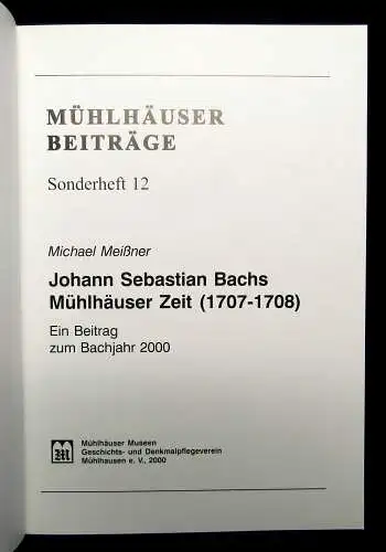 Mühlhäuser Beiträge Sonderhefte 1,3,5 und 9-13 gesamt 8 Hefte 1979-2000