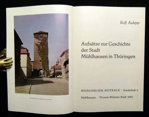 Mühlhäuser Beiträge Sonderhefte 1,3,5 und 9-13 gesamt 8 Hefte 1979-2000