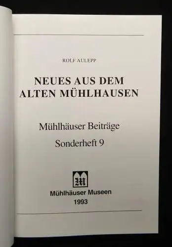 Mühlhäuser Beiträge Sonderhefte 1,3,5 und 9-13 gesamt 8 Hefte 1979-2000