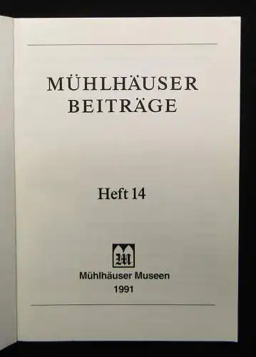 Mühlhäuser Beiträge Hefte 14-18 und 23 gesamt 6 Hefte 1991-2000 Landeskunde