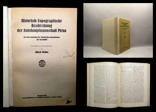 Meiche Historisch-Topographische Beschreibung der Amtshauptmannschaft Pirna 1927