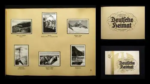 Yramos Sammelbilderalbum Deutsche Heimat Serie D um 1900 Kollation komplett