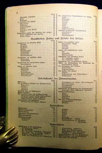 Wagner/Großmann Lehrbuch für Zimmerer 1 u. 2 Teil von Bd. 12 u. 13 1941 Technik