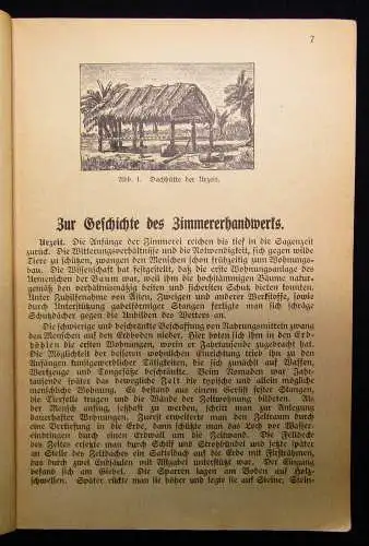 Wagner/Großmann Lehrbuch für Zimmerer 1 u. 2 Teil von Bd. 12 u. 13 1941 Technik