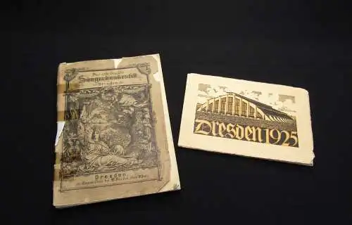 Langer 2 Hefte zum Sächsischen Sängerbundes-Fest Dresden 1925 und 1865
