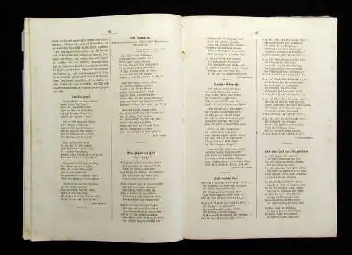 Langer 2 Hefte zum Sächsischen Sängerbundes-Fest Dresden 1925 und 1865