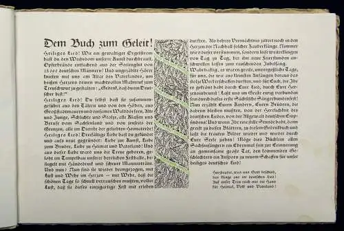 Langer 2 Hefte zum Sächsischen Sängerbundes-Fest Dresden 1925 und 1865