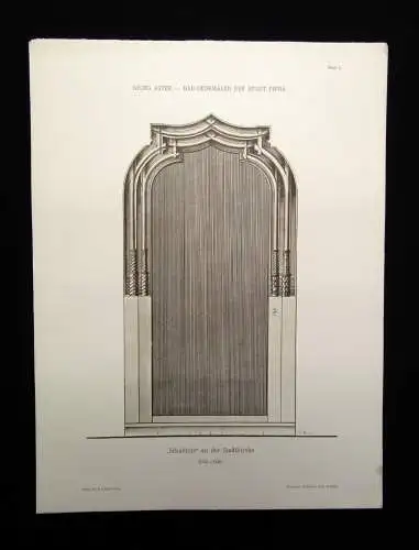 Aster,Georg Bau-Denkmäler der Stadt Pirna aus dem 15.-17.Jahrhundert 1902