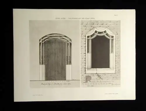Aster,Georg Bau-Denkmäler der Stadt Pirna aus dem 15.-17.Jahrhundert 1902
